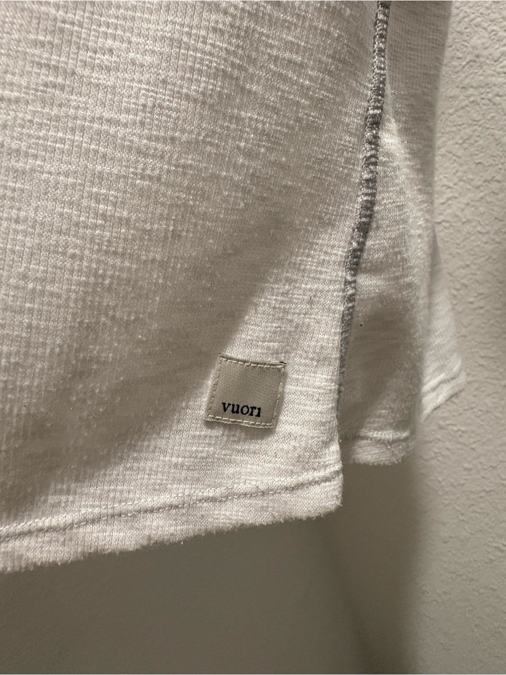 Vuori White Racerback Tank Top - Picture 2 of 3